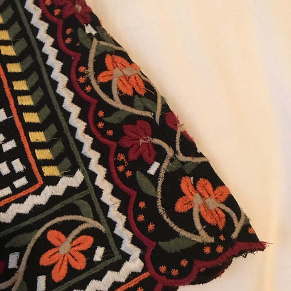 Embroidered Mini Skirt - Picture 8 of 10